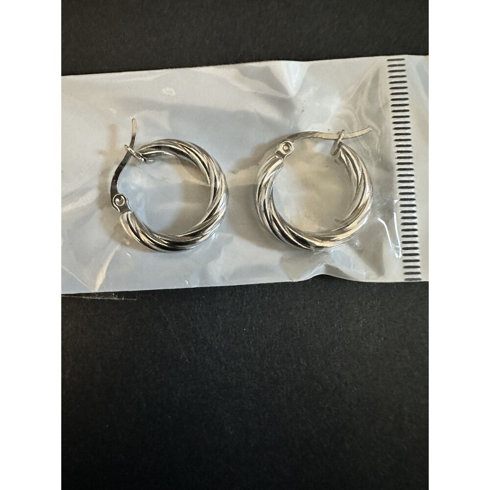 Twisted Braided Hoop Earrings Dangle Earrings for Women